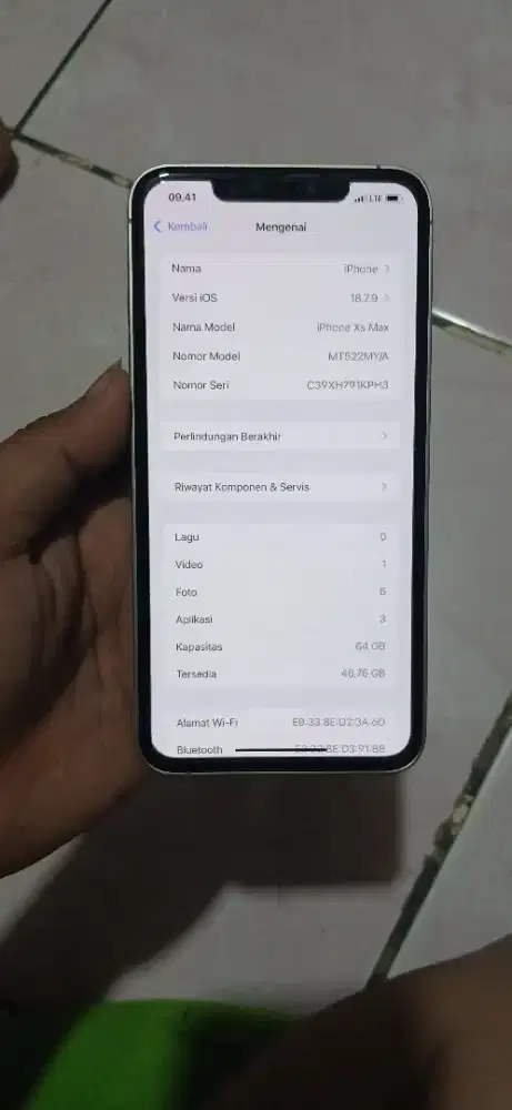 Iphon xs max 64 gb