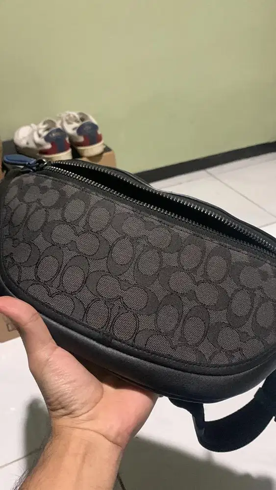 Coach League Belt Bag in Signature Jacquard (Style C3795)