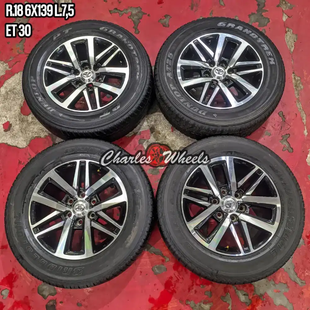 VELG FORTUNER VRZ RING 18 SET BAN