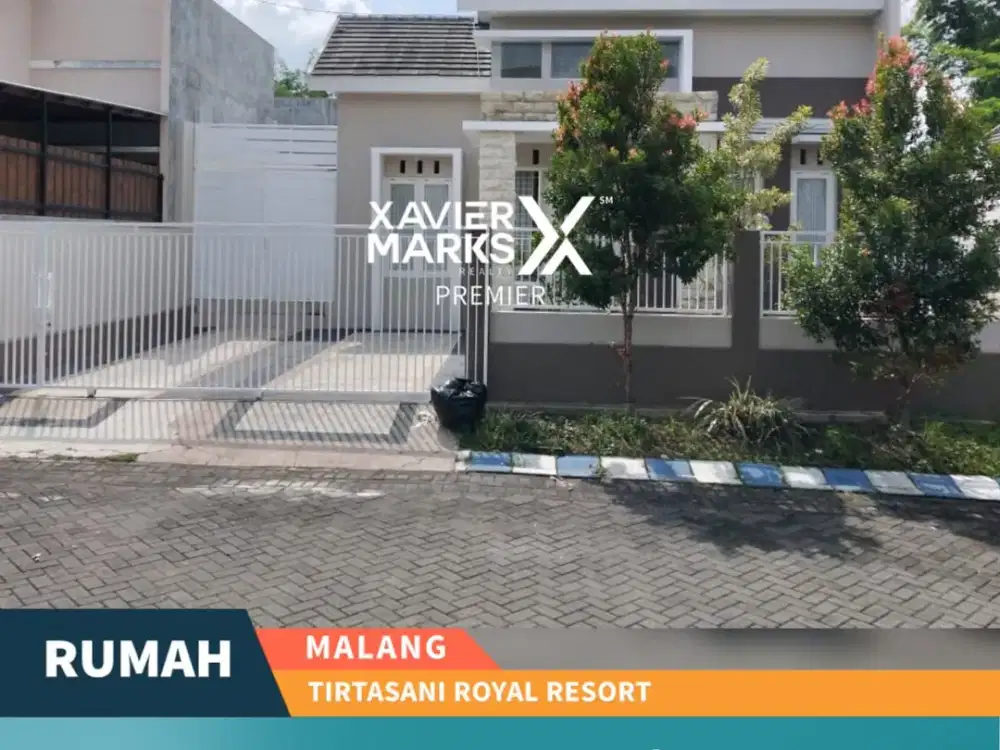 Dijual Rumah Minimalis Dekat Pintu Tol di Tirtasani Royal Resort Malang