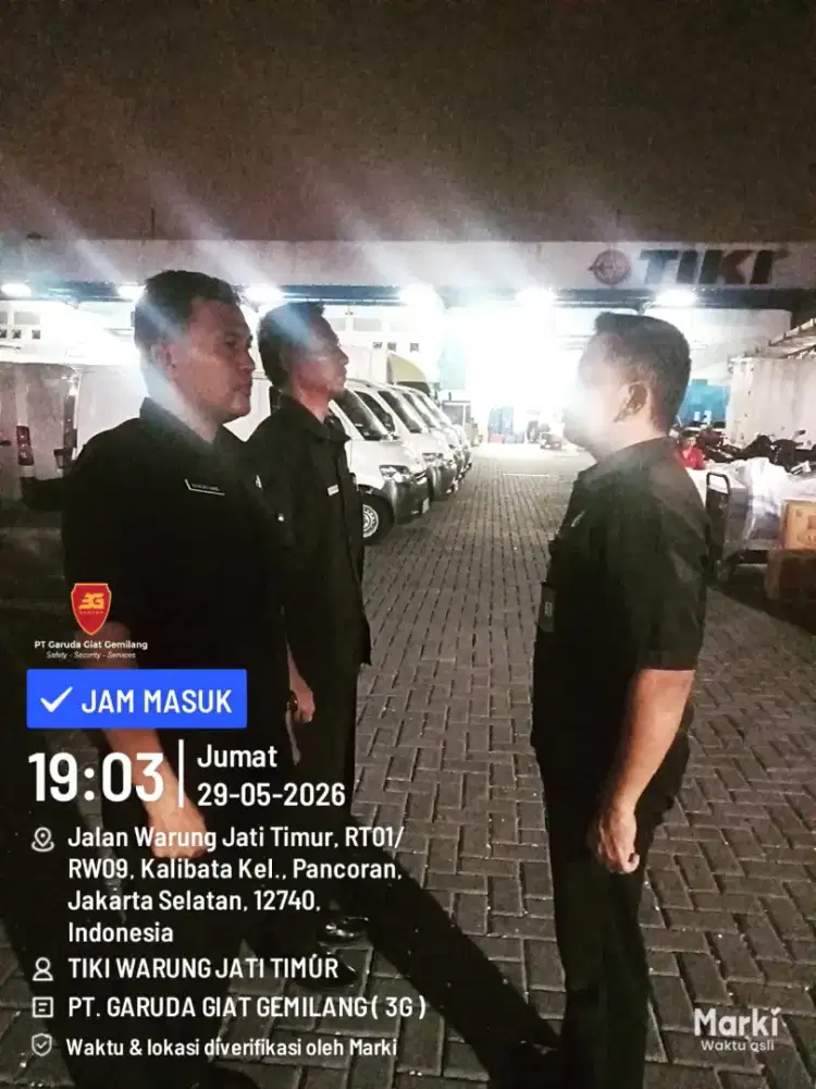 Butuh Security 4 orang KTA aktif dan kualifikasi gada Pratama