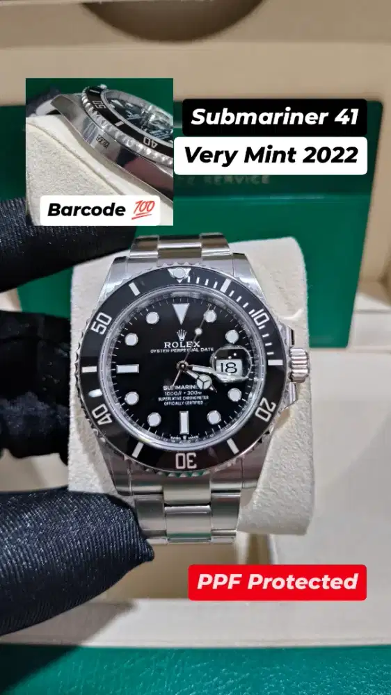 jam tangan Rolex Submariner Date Black 41mm 126610LN