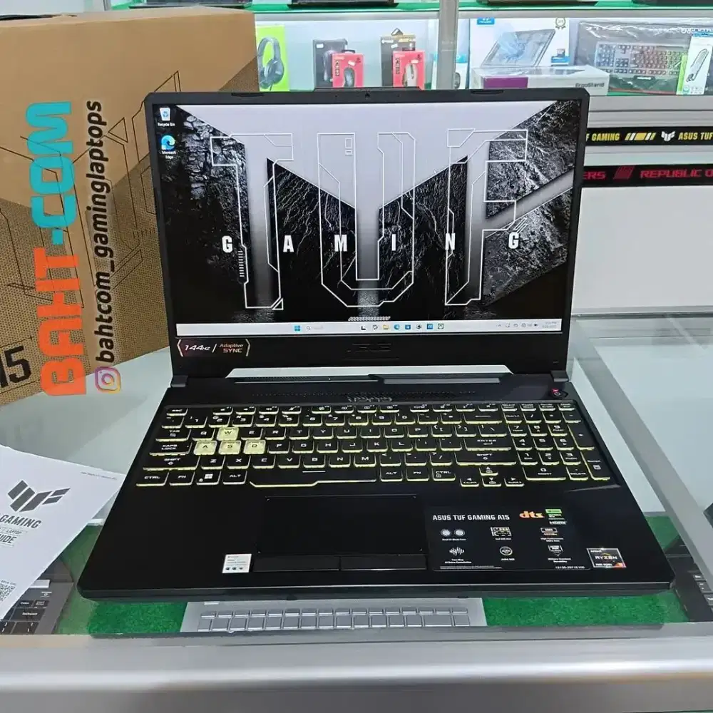 ASUS TUF GAMING FA506NF R525B6T WIN 11 +OHS 2021 MULUS