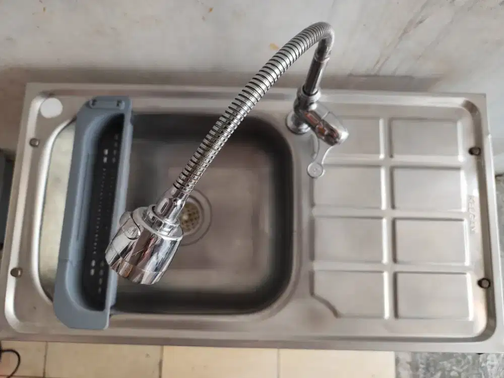Wastafel cuci piring portable stainless