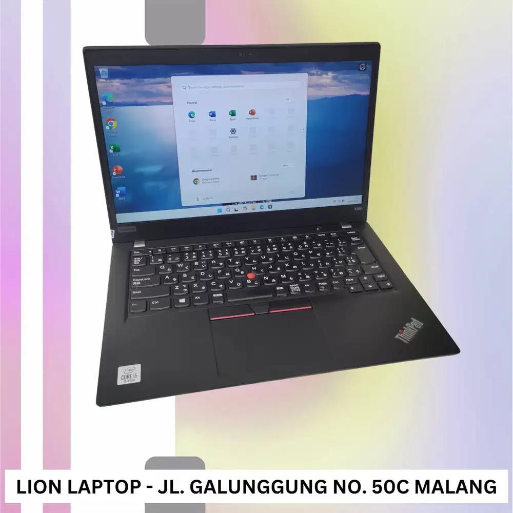 i5 GEN 10 Murah RAM 8GB Lenovo Thinkpad X390 [30|05]