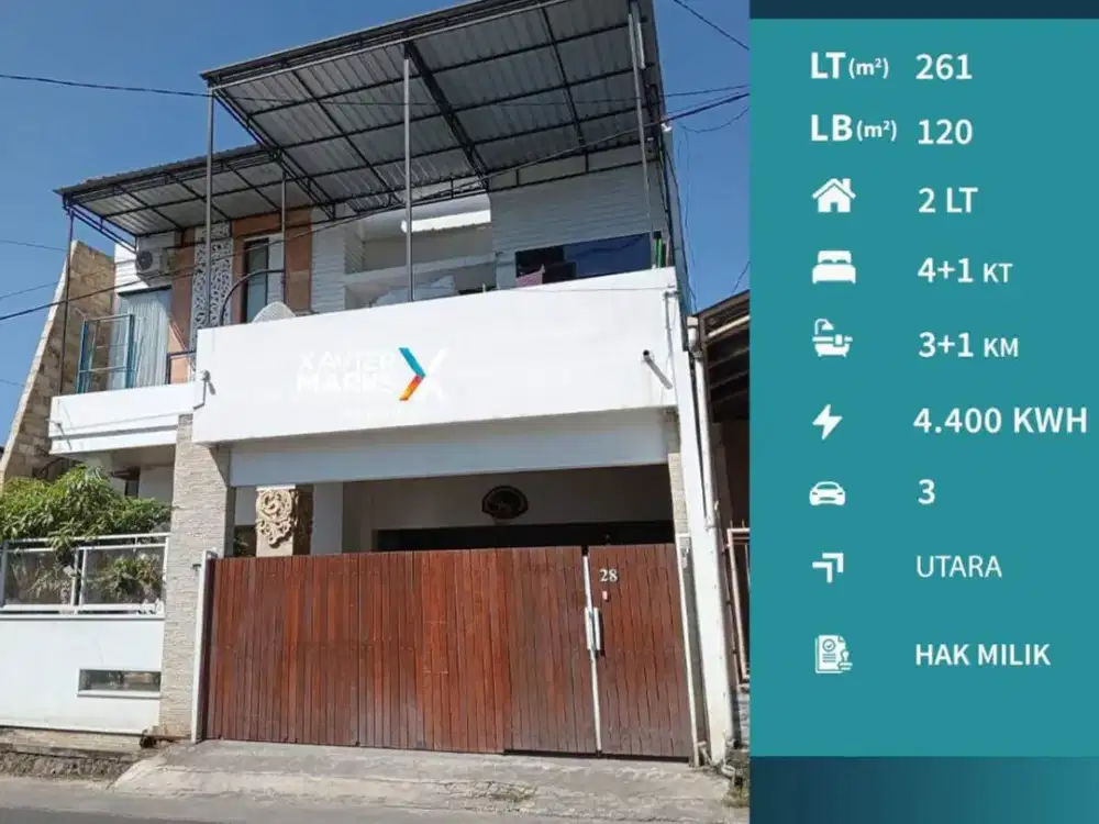 Dijual Rumah 2 Lantai di Junrejo Kota Batu Terawat Semi Furnish