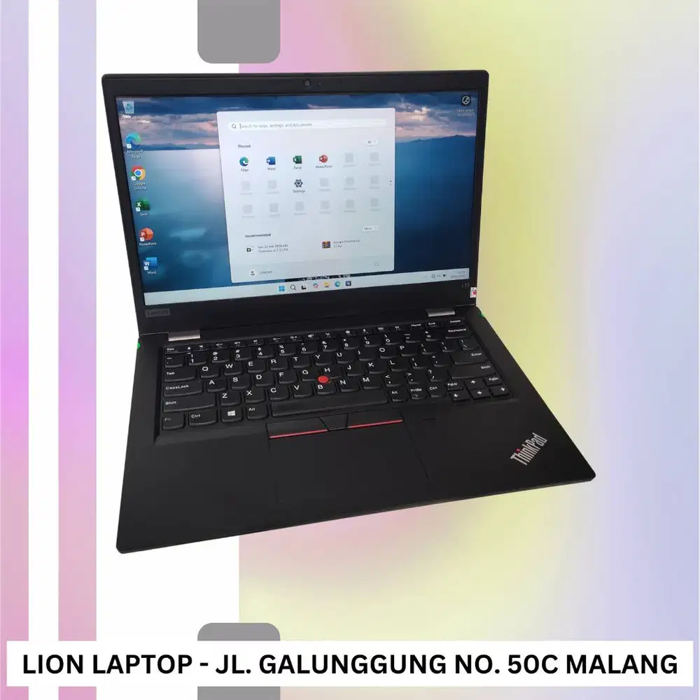 i5 Gen 10 Slim RAM 8GB SSD 256GB Lenovo Thinkpad L13 [30|05]