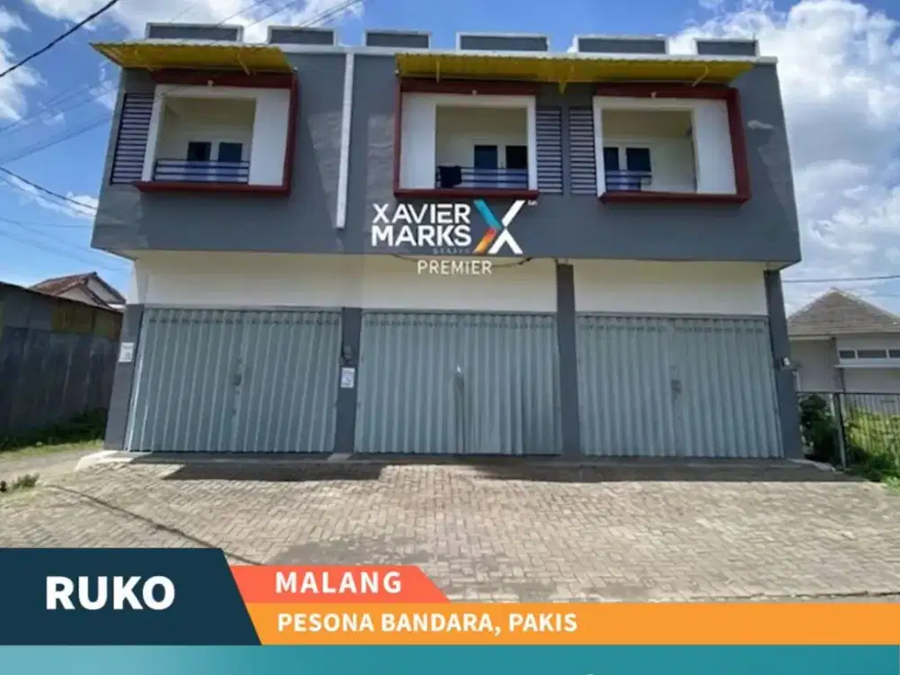 Dijual Ruko Strategis di Jalan Utama Pesona Bandara Pakis Malang