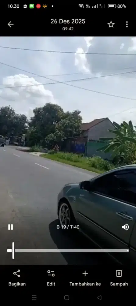 Dijual tanah SHM 35 meter dari jalan raya tanpa perantara