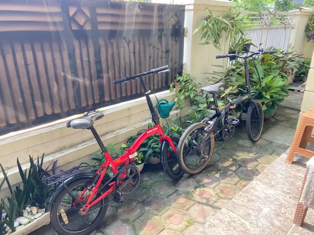 [DAPAT 2 SEPEDA] Dijual sepeda lipat merk united & police
