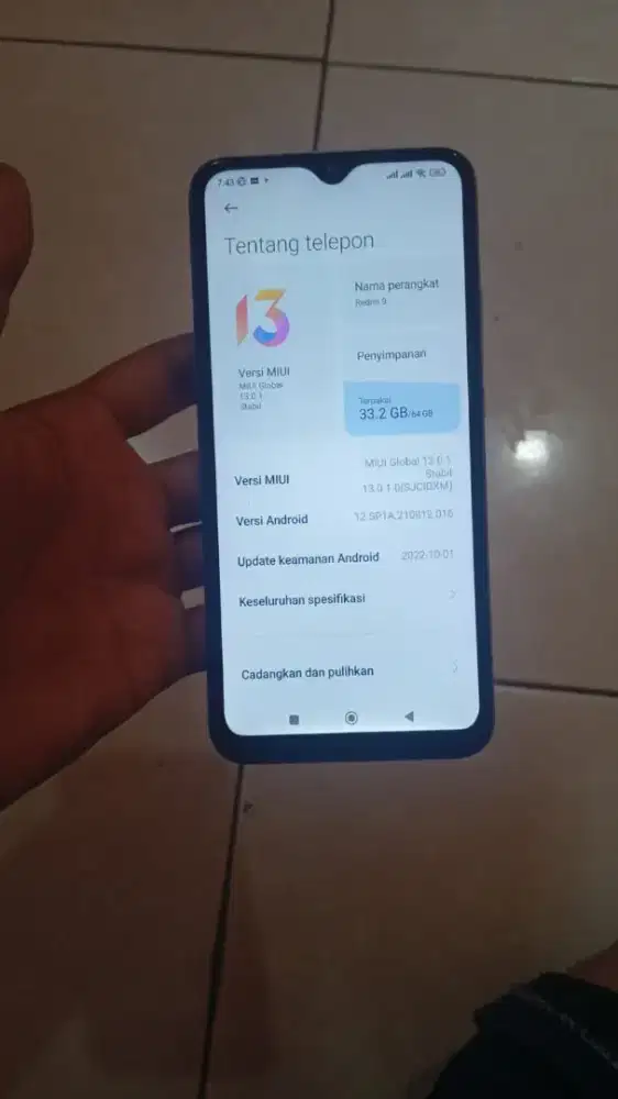 Redmi 9 ram 4+1