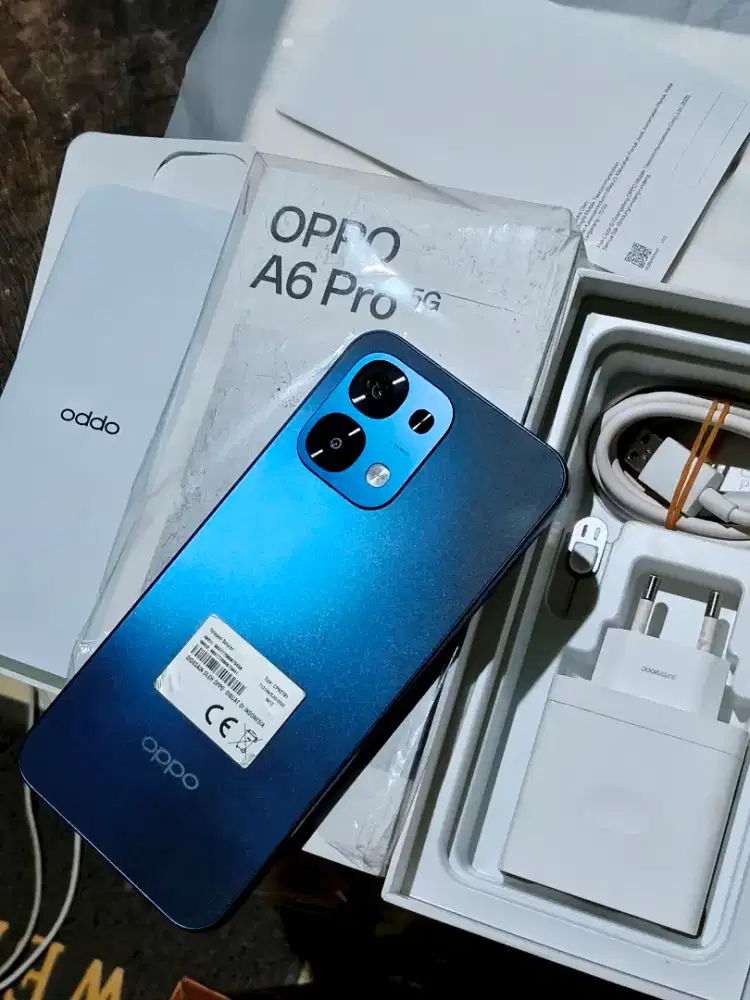 Oppo A6 Pro 5G 8+8/256gb komplit orimulus 2 bulan paki murah