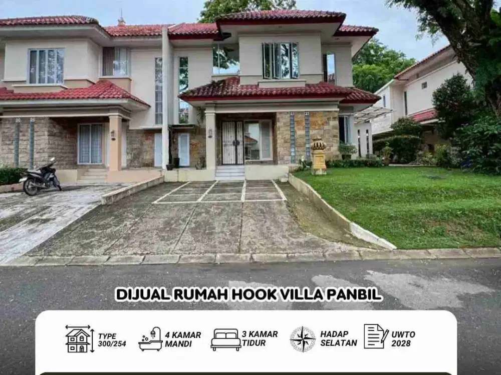 Dijual rumah hook tengah villa panbil