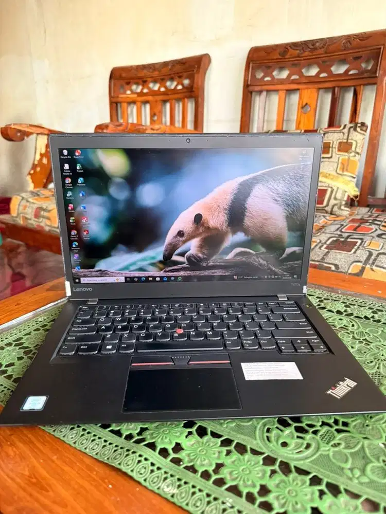 Laptop slim 4jtan Thinkpad T470s|| i7 gen 7 RAM 12Gb SSD 256Gb M2