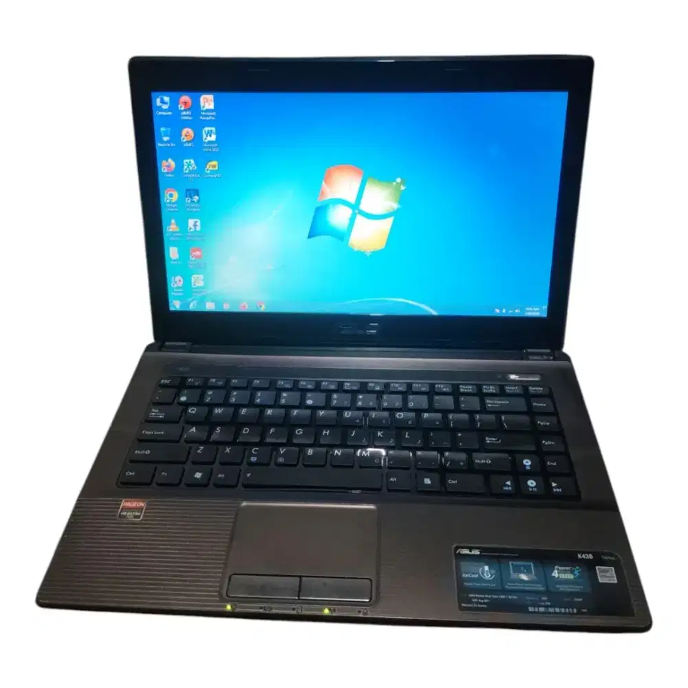 Laptop second Asus K43B series,14 inchi ram 4GB, hdd 320GB siap pakai