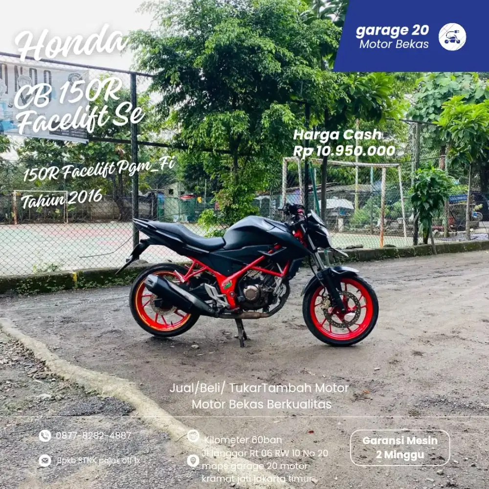 Honda cb 150R facelift SE pgm_fi Tahun 2016