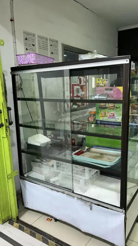 Etalase kue 120x50x150