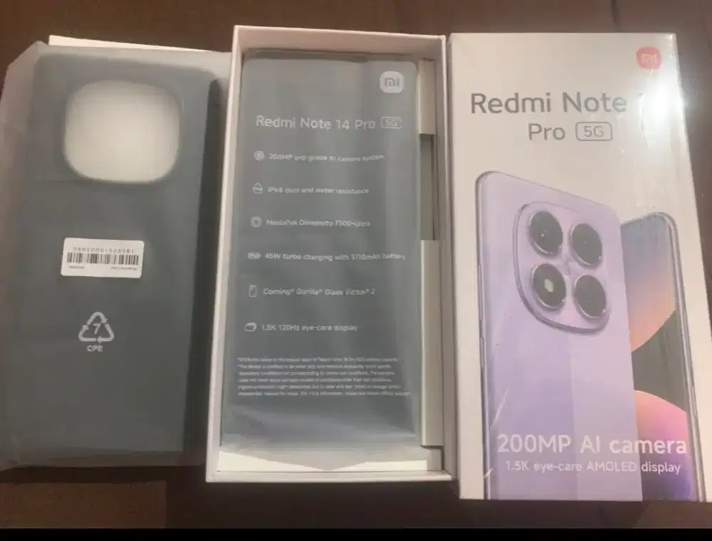 Xiaomi redmi note 14 pro 5G 8/256 purple like new