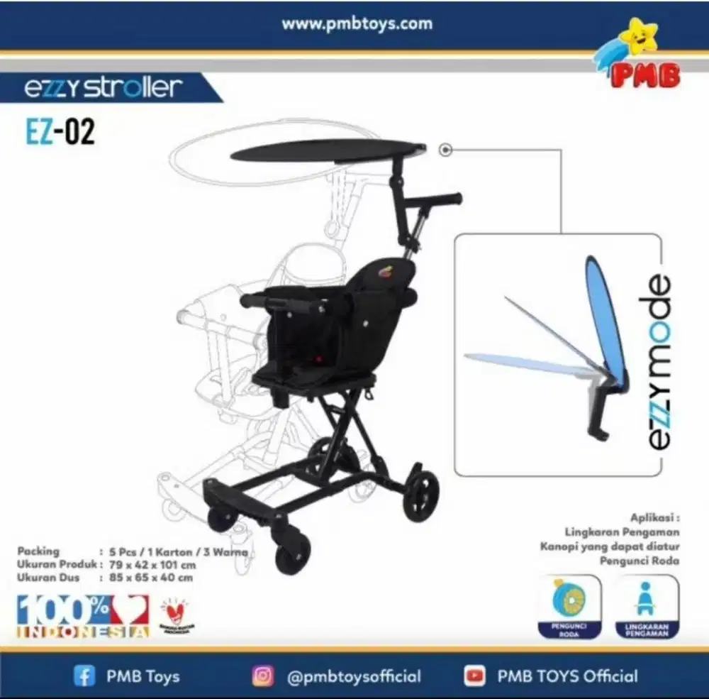 [For Sell] PMB Ezzy Stroller