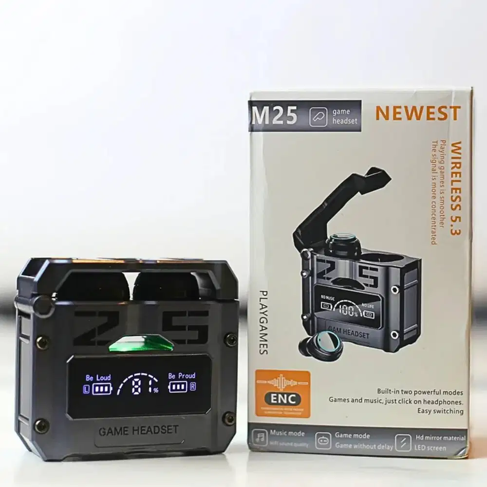 TWS M25 Game Headset Bluetooth 5.3