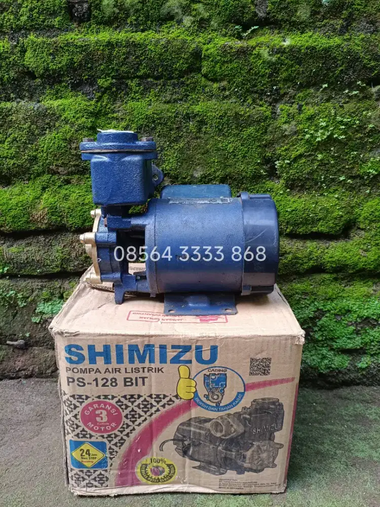 Pompa air shimizu seri ps 128 bit siap pasang