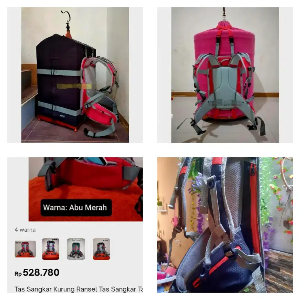 Tas ransel bawa sangkar burung