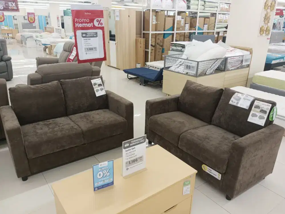 SOFA SET DENGAN STORAGE