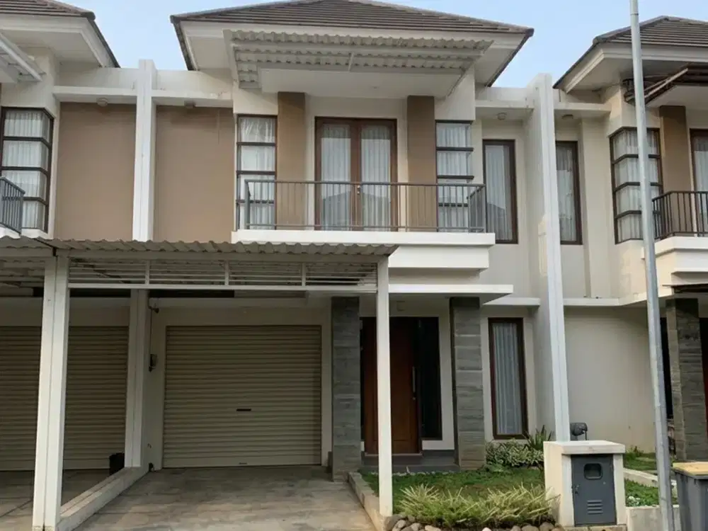 RUMAH CANTIK MURAH !!! Fasilitas kolam Renangi di cluster Asera Harapan indah