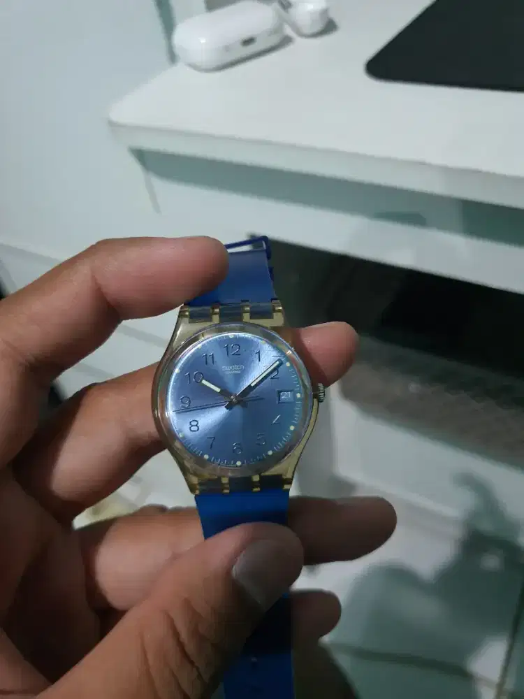 swatch blue choco ( GM415 )
tahun 2003
diameter 34