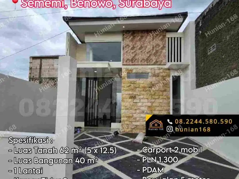 Dijual Jual Rumah Baru Siap Huni Kuwukan Raya Lontar Surabaya Barat Tandes Dukuh Jelidro Lapangan Sambikerep Sememi Benowo Kupang