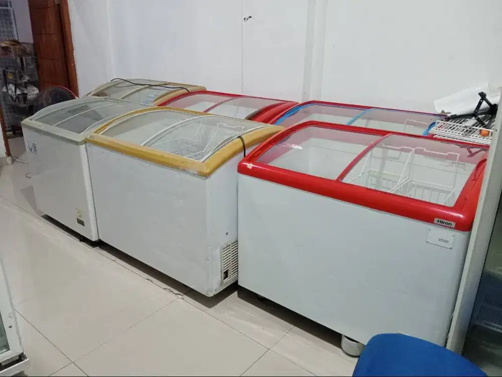 freezer sleding bekas murah tinggal pakai