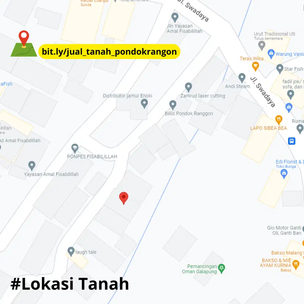 Tanah Murah Bersertifikat (SHM), Cocok untuk Investasi Aman.