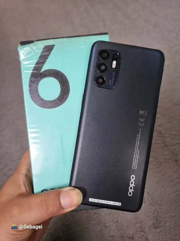 Oppo Reno 6 NFC Ram 16GB 8+8/128GB Murah Siap Pakai (Lokasi Cicaheum)