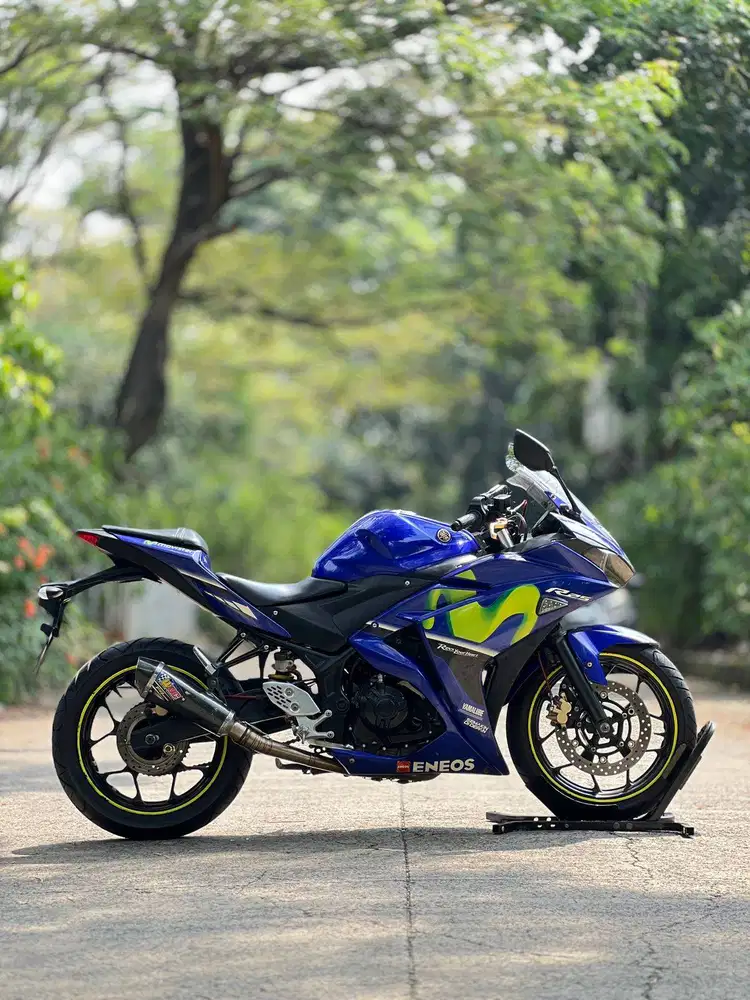 YAMAHA R25 V1 MOVISTAR 2017 BIRU PAJAK ON SIAP GAS TOURING