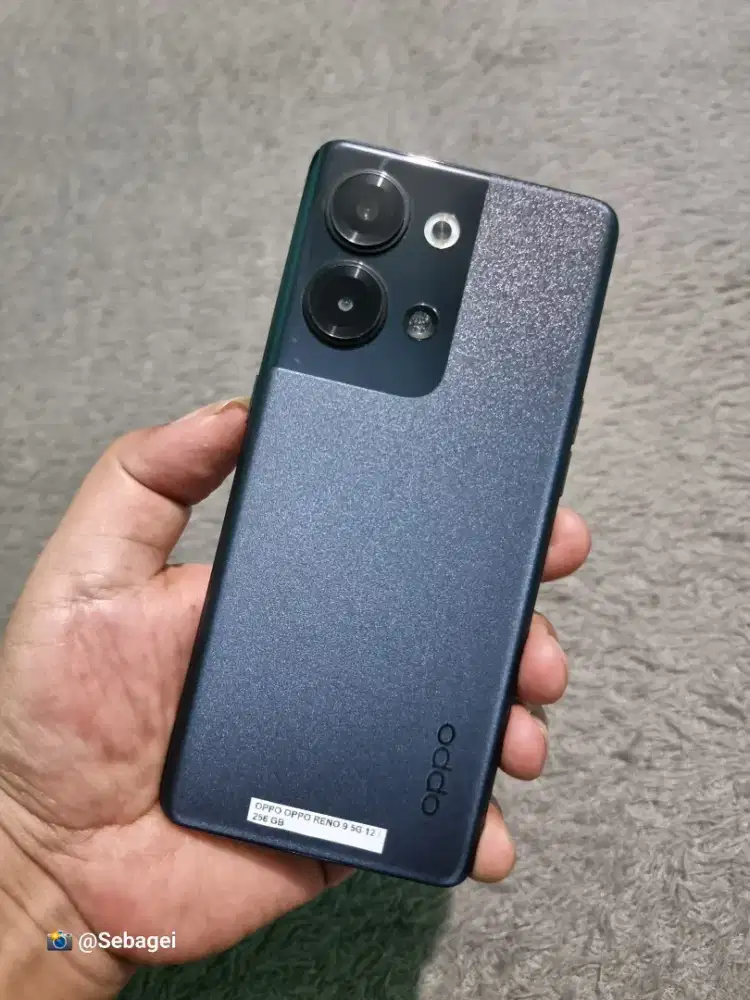 Oppo Reno 9 5G 24GB 12+12/256GB Inter, Murah Siap Pakai (Lok Cicaheum)