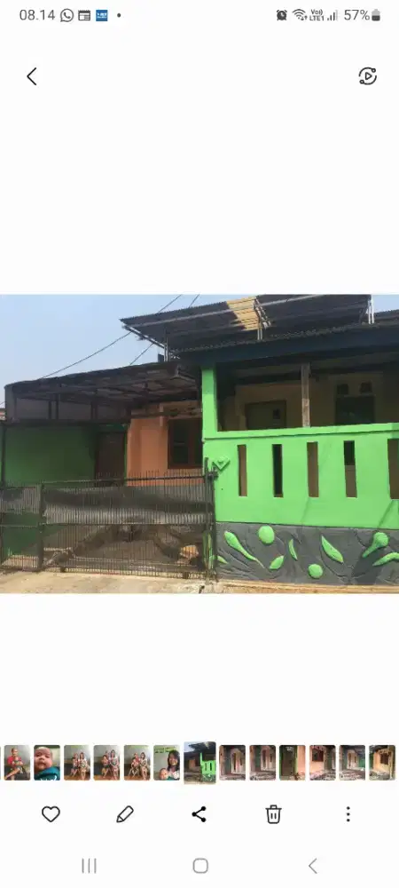 Disewakan  Rumah di Cisauk dekat Pasmod2, AEON dan Stasiun KRL Cisauk