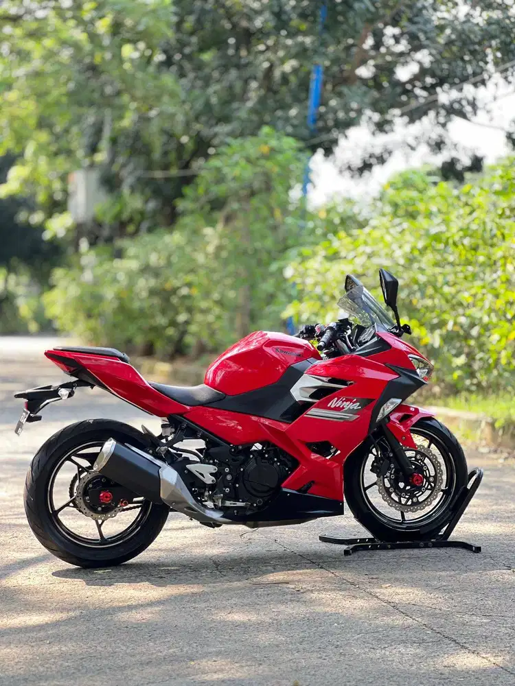 RASA BARU! KAWASAKI NEW NINJA 250 FI MERAH 2021 KM 10K TAX ON SUPERB