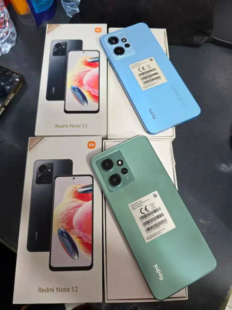 Xiaomi Redminote12 4/128 ex resmi, kondisi mulus fullset original