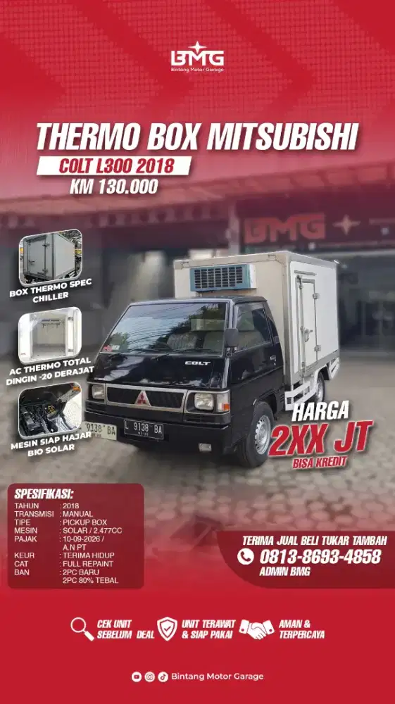 Thermo BOX Mitsubishi Cold L300 2018