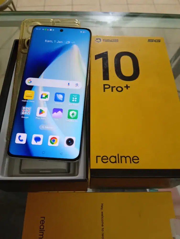 Murah hp Realme 10 pro plus 5G ram 12/256 LKP mulus normal, bs TT