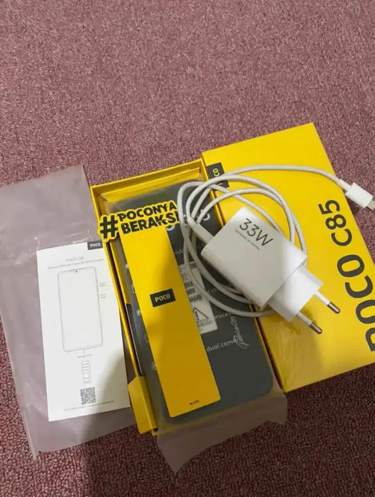POCO C85 128gb HITAM