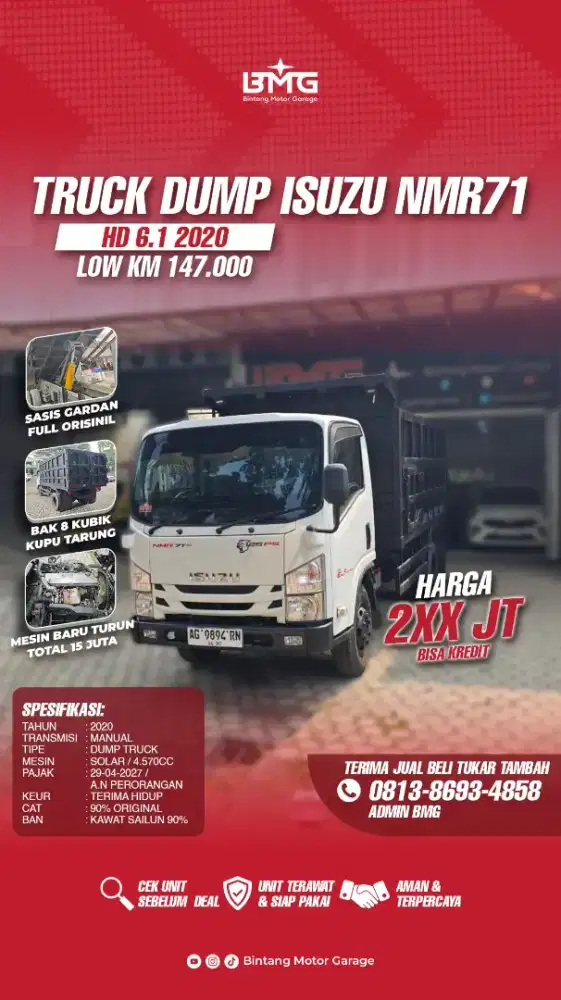 Truck Izusu NMR71 HD 6.1 2020