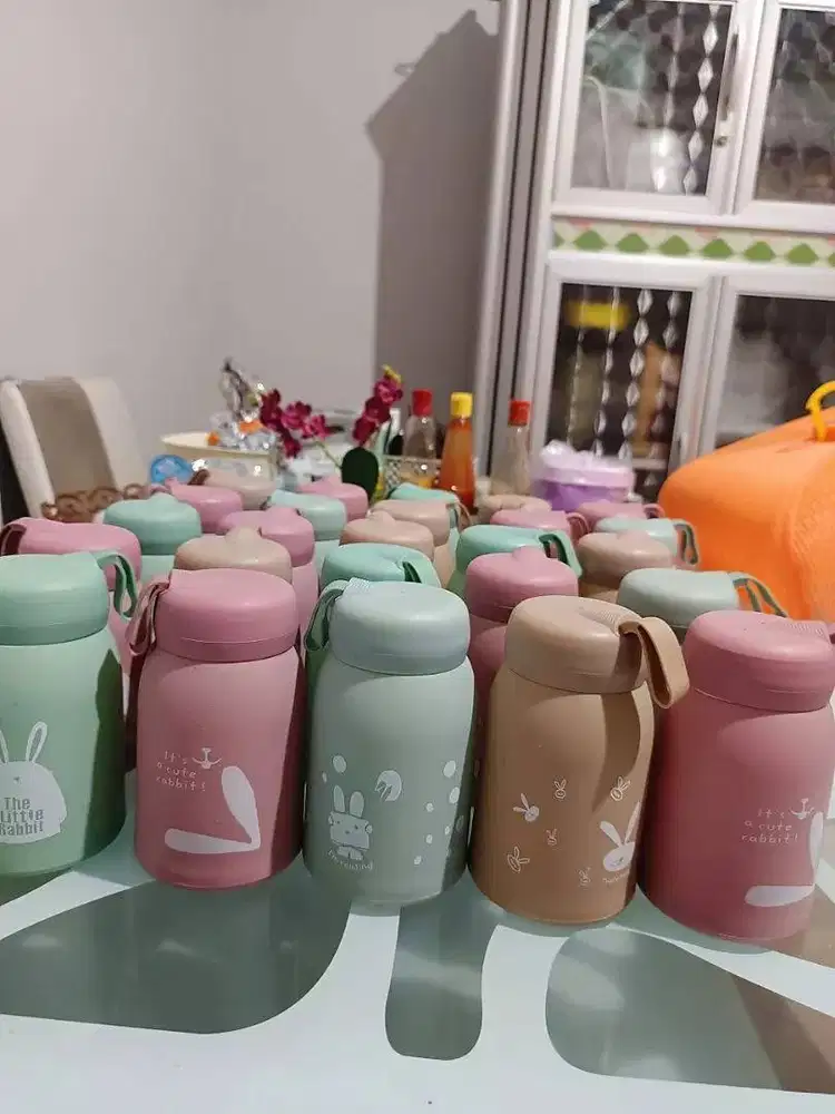 Botol/ Tumbler Rabbit 330 ML Tanpa Kemasan
