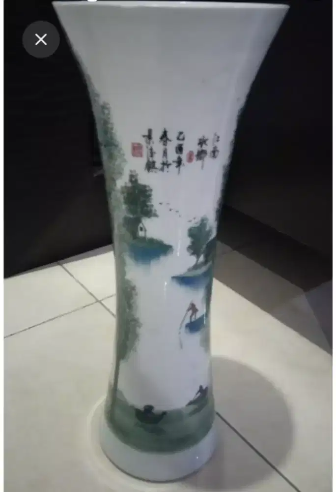 Pajangan Guci keramik Cina