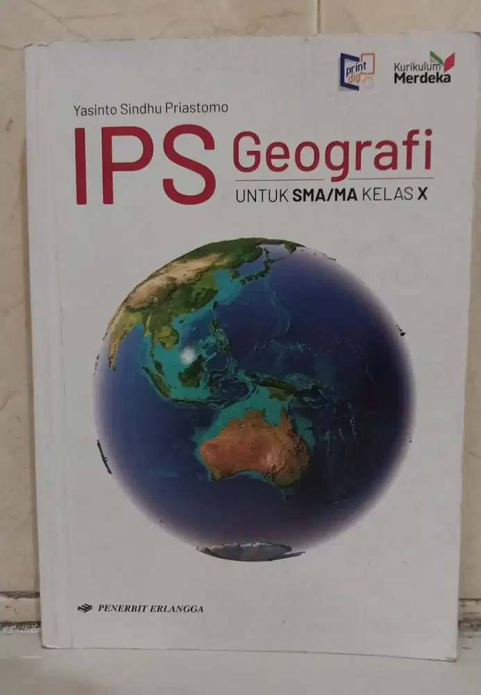 Jual Murah Buku IPS Geografi Kelas X SMA Kurikulum Merdeka