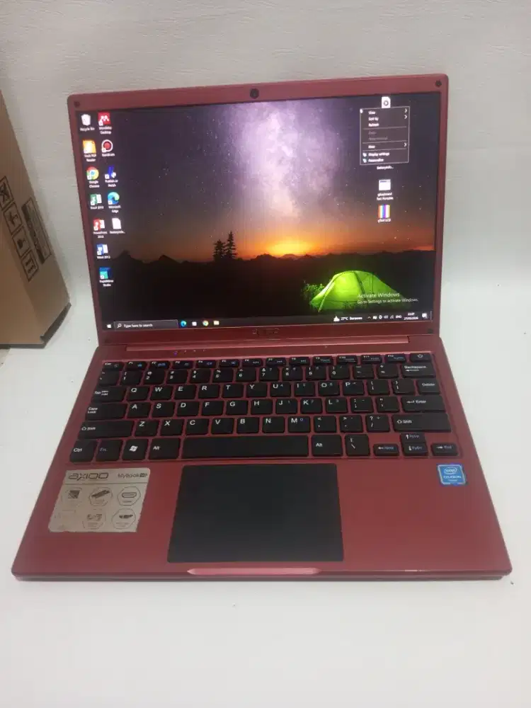 Axioo Mybook 14F Intel N4020 DDR 8GB SSD 256GB LED 13.3 FHD 2.5k