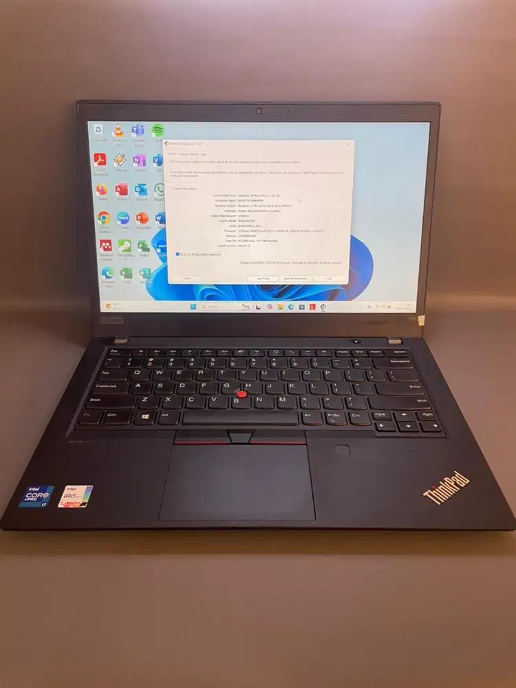 Lenovo thinkpad T14 G2 Core i7 Gen 11 16/512