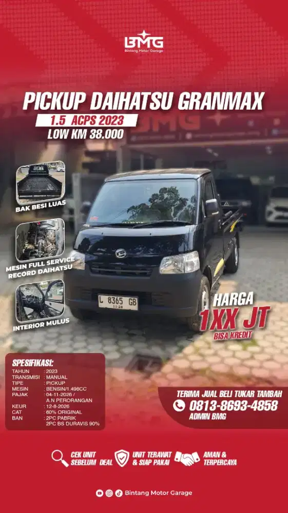 Pickup Daihatsu Grandmax 1.5ACPS 2023