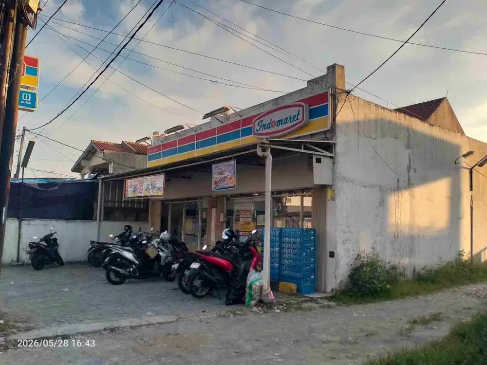 Ruang Usaha Aktif di Sawangan Luas 172m² Tersewa Indomaret Cashback 470Juta
