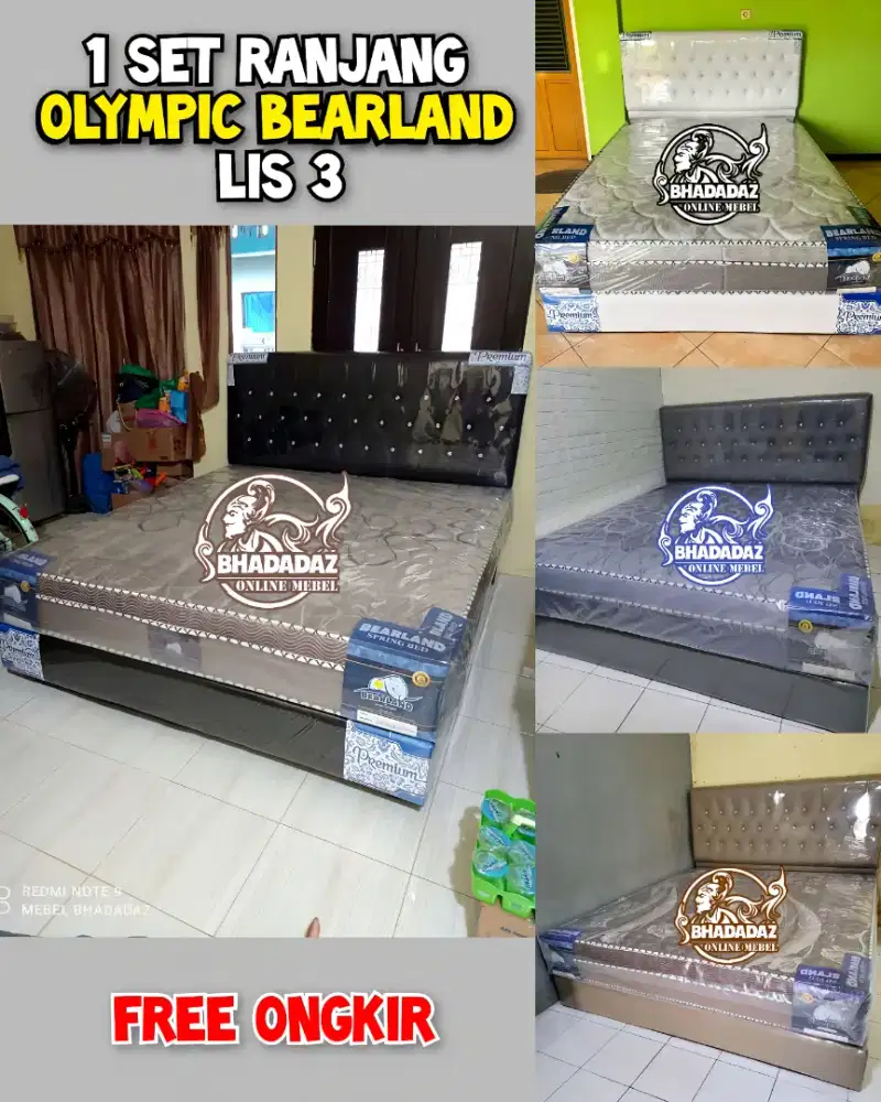 1 Set Ranjang Olympic Bearland Lis 3